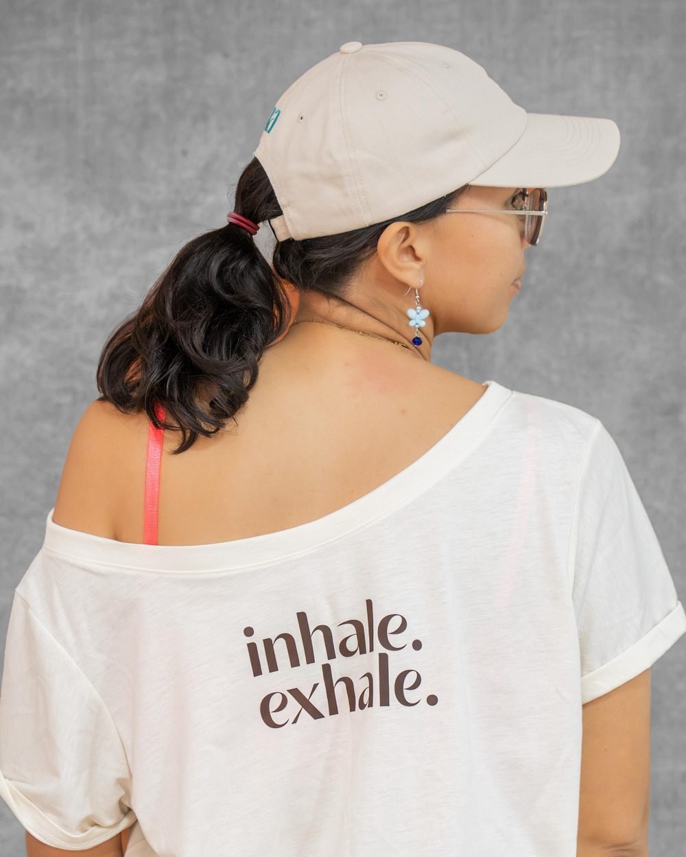 Playera One Shoulder Akira, espalda